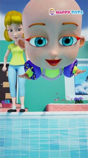 Swimming Song | Nursery Rhymes & Kids Songs | Happy Tots