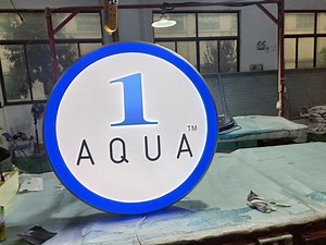 [Hot Item] Opal Acrylic 3D Vacuum Formed Logo Silk Printed Custom LED Sign