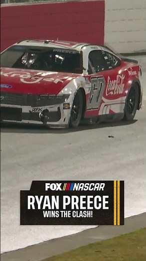 Ryan Preece wins the Clash!! 🏁 #NASCAR #Clash #Racing #RyanPreece