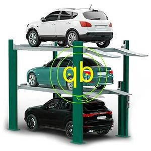 [Hot Item] Four Pillar Pole Car Parking Lift Triple Stacker System Vehicle Mechanical Garage