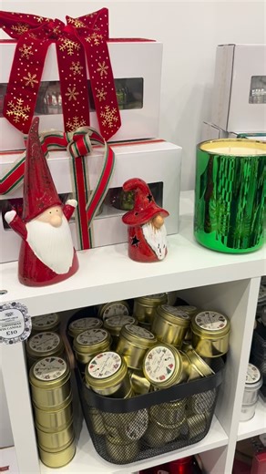 So many NEW things have arrived! Pop in to see/smell for yourself😜 We’ve been super busy the last 3/4 weeks making and packaging all our Festive Collection - some is now available in the shop and oh yes the shelves are full to busting 🙌🏻💖 | Pretty Okay Candle Co