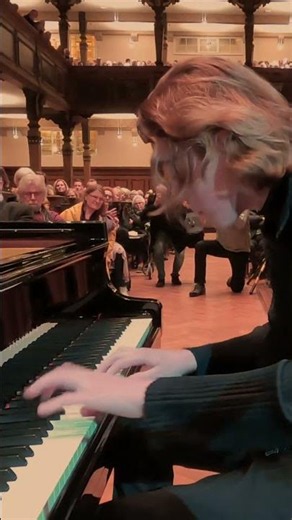 This is such a positive, life-affirming atmosphere! Beethoven Piano Concerto 1￼ #beethoven #piano