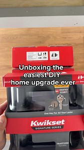 Follow along if you want to see the installation next!  Shop this style: https://bit.ly/43VsjHE #Kwikset #Unboxing #HomeUpgrade #DoorHardware #DIY | Kwikset Door Hardware | Facebook
