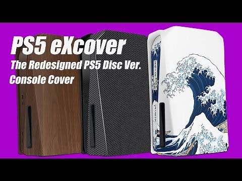 The Redesigned PS5 Console Cover - eXtremeRate PS5 eXcover Disc Version