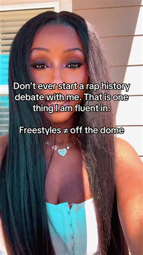 Freestyle is something that is written and has no set intention ie. story telling or one set topic. Off the dome is spontaneous thank you very much