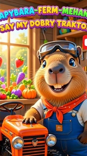 Welldonnn:Capybara fixes a tractor🚜🔧