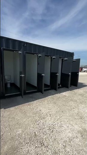 40FT Shipping Container Restroom/ Bathroom by Bob's Containers