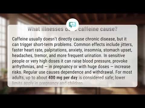 What illnesses does caffeine cause? | Caffeine Risks