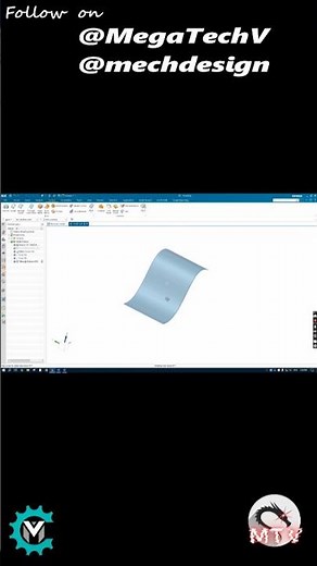 Through Curve Nx Tutorial #subscribe #nx #3d #tutorial