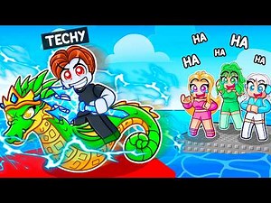 I Pretended to be a noob then used the MYTHICAL SEA HORSE In +1 Speed Animal escape!