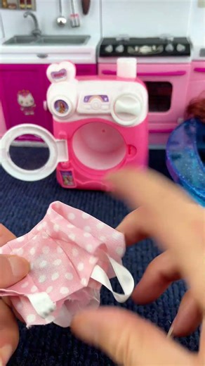 Satisfying Unboxing and Review Barbie Bathtub & Washing Machine Cute Fun toy ASMR Video #shorts