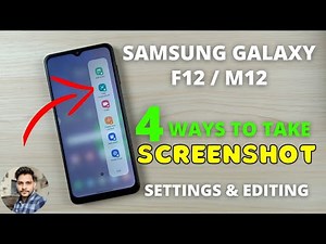 Samsung Galaxy F12/M12 : 4 Ways To Take Screenshot