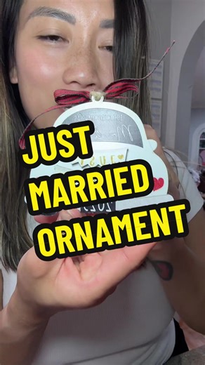 Celebrate love with this 2025 Just Married Christmas Ornament, the perfect keepsake for newlyweds celebrating their first holiday as Mr. and Mrs. Thoughtful, personalized, and timeless—ideal for gifting or treasuring your own wedding memories. #tiktokshopcreatorpicks #tiktokshopblackfriday #tiktokshopcybermonday #weddinggifts #christmasornament