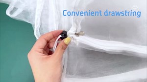 TWOWYHI 2Pack Garden Netting 10X12 Feet Large Fruit Tree Netting with Zipper and Drawstring Insect Bird Cover for Fruits Vegetables Tree Garden Protection