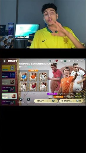 10 درافت علي حدث الاساطير الدوليين وطلعلي الاعب عقده حياتي #fifa #فيفا #fifamobile