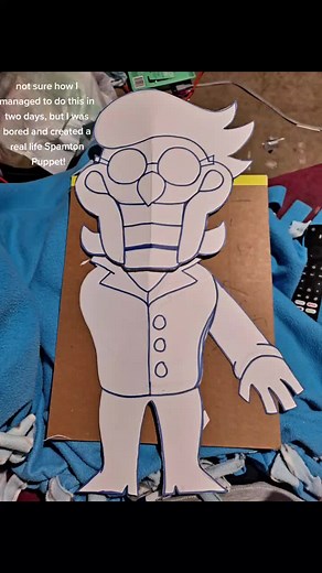 Creating a Real Life Spamton Puppet - Puppet Spamton Update