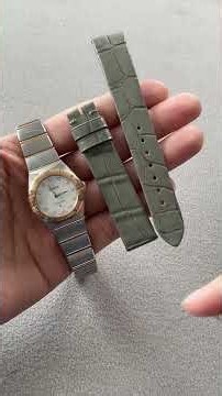 How to Remove Omega Constellation Steel Bracelet & Install a Leather Strap