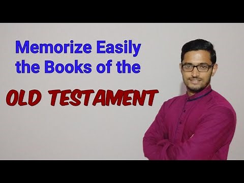 Memorize easily the books of the Old Testament