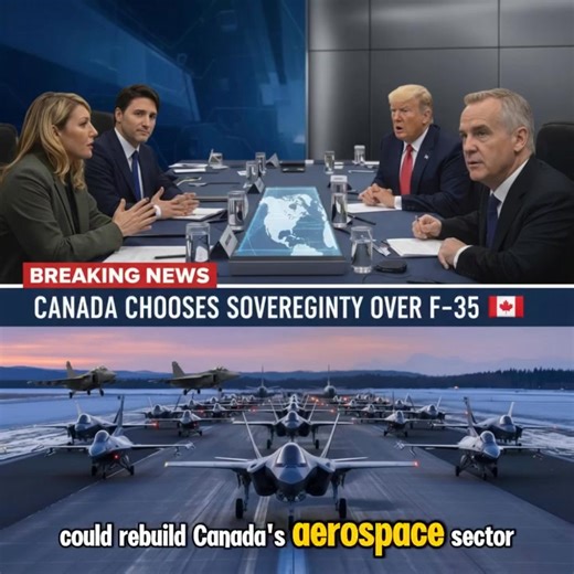 🚨 BREAKING: Trump’s tariff-heavy pressure campaign just hit a wall — and Canada blinked last. 🇨🇦🔥 Ottawa is backing away from a full F-35 commitment and turning to Sweden’s Gripen, prioritizing domestic control over defense manufacturing. The deal promises local production, deep technology access, and more than 10,000 skilled jobs on Canadian soil — a major boost for national aerospace independence. What was meant to strong-arm an ally appears to have done the opposite. Instead of compliance