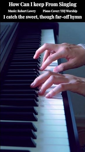 Hymn: How Can I keep From Singing, with lyrics, Christian Piano Instrumental Worship Song / Music