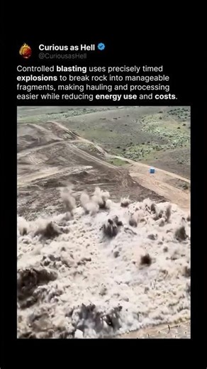 How Mines Break Solid Rock 💥