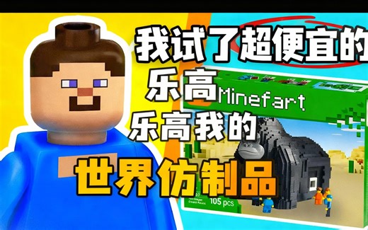 [中配]我试了超便宜的乐高我的世界仿制品 - Jakey Sweet
