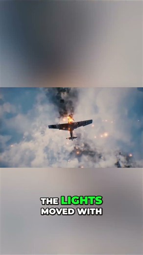 Mysterious Glowing UFO Lights Alongside Aircraft