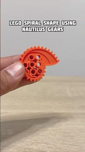 LEGO Spiral Shape Using Nautilus Gears #lego #legotechnic #mechanical #mechanism