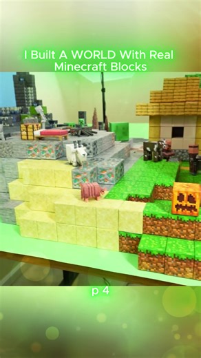 I Built A WORLD With Real Minecraft Blocks-4