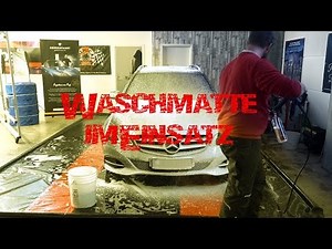 Das Waschen auf der Waschmatte // Mercedes wäsche