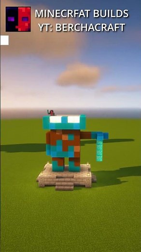 Minecraft: Cute MINI POSEIDON🔱Statue House!