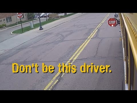 Don't Be This Driver | School Bus Safety