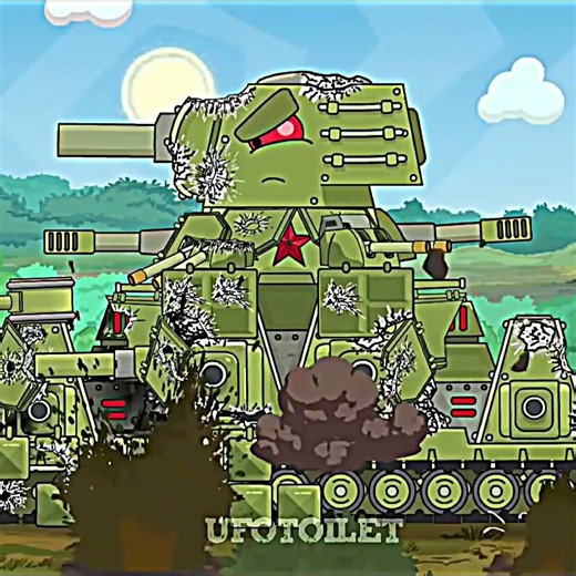 Kv-44m it is destroyed | of Big Bertha 🥶🔥 | HomeAnimation | #animation #cartoonabouttanks #tank