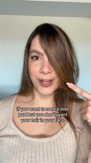 SIDE PART HACK! Watch this if you want to rock a side part #sidepart #longhair #middlepart
