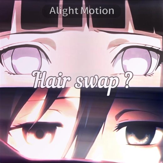 Mikasa and Hinata hair swap 💯 #naruto #foryou #ناروتو