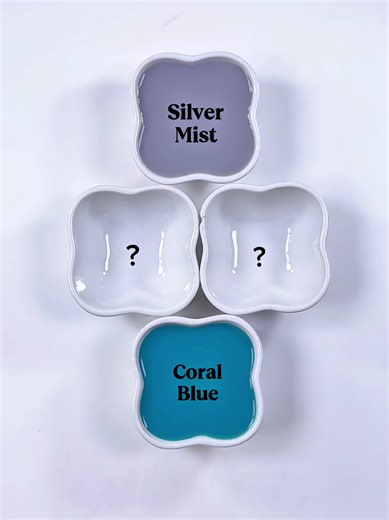 Mixing Silver Mist and Coral Blue: A Color Exploration