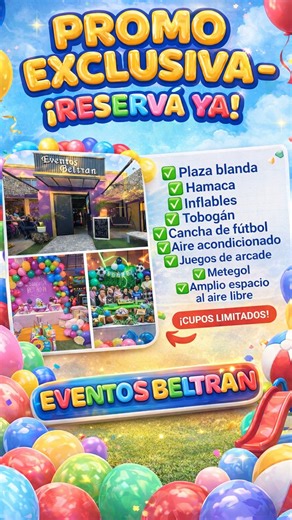 Salón de fiestas - Eventos Beltrán on Instagram: "Así fue nuestro 2025: salones llenos, risas que no paran y familias felices celebrando sin preocuparse por nada 🎉 En Eventos Beltrán no solo alquilás un salón, ✨ vivís una experiencia completa ✨ cuidamos cada detalle ✨ diversión para toda la familia Gracias a quienes ya nos eligieron y a quienes vienen… los estamos esperando 💖 📅 Reservá con tiempo y asegurá tu fecha ⸻ #EventosBeltrán #SalonDeEventos #CumpleañosInfantiles #CumpleañosSoñado #Fie