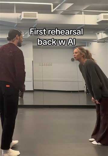 thought I’d share the process. I couldn’t be more proud of Al and how hard she works. We get a chance to perform for yall again this weekend and we only got one rehearsal to prep. This is a small part of her itinerary. In the middle of shooting her show, launching a company, and randomly appearing at a bad bunny concert, this young woman loves life and isn’t wasting a minute of hers. Who’s coming to see us at Radio City & Newark. @Alix Earle