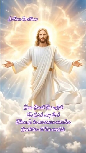 💕How Great Thou Art💕 Oh Lord, my GodWhen I, in awesome wonderConsider #jesus #carrieunderwood #viral