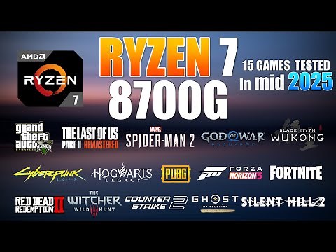 Ryzen 7 8700G (Radeon 780M) in mid 2025 - Can iGPU Handle 1080p Gaming?