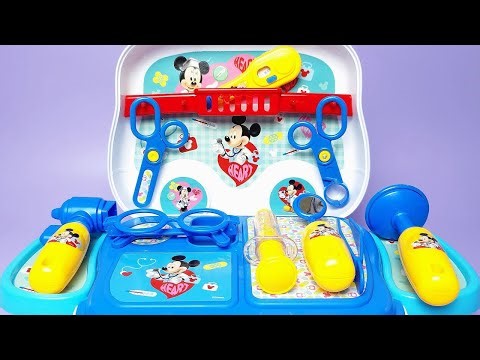 Disney Mickey Mouse Doctor Set Satisfying with Unboxing Compilation Toys ASMR #601