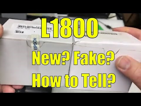 New Update: Genuine Epson L1800 1390 1430 Printhead New Batch - How to Tell