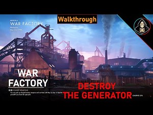 Destroying the Generator WAR FACTORY Sniper Elite 5