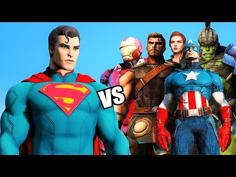 THE AVENGERS VS SUPERMAN - EPIC BATTLE