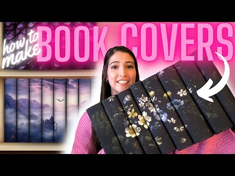 How to Make Book Covers - Custom Dust Jackets Tutorial
