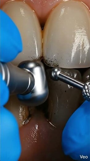 Between Teeth Decay 😱 Perfect Cleaning & Smooth Finish Transformation