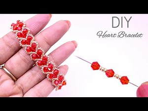 Beaded Bracelet: DIY Heart Bracelet Tutorial for Beginners