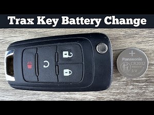 2014 - 2018 CHEVY TRAX Key Fob Battery Replacement - How To Change Replace Remote Batteries DIY