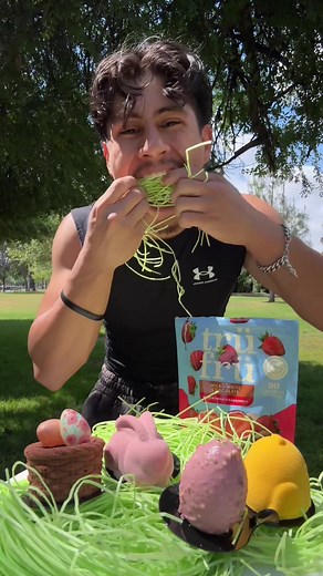 Mr. Nonchalant Eats Grass Candy: Too Close Call!