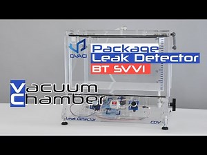 CDV BT SVVI Semi-automatic Vacuum Leak Tester, Package Leak Detection & Seal Integrity Testing.